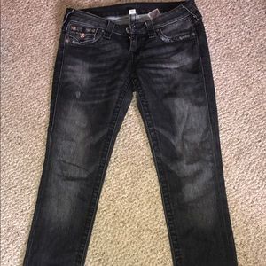 True Religion Black Faded Jeans Women’s